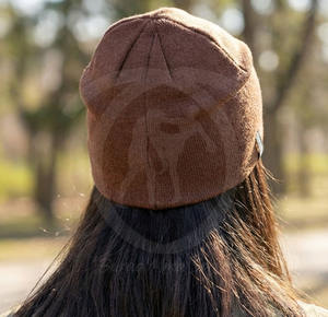 Gorro de Punto Gris Hecho a Mano, Gorro de Invierno Suave para Viajes, Logotipo Personalizado, Venta al Por Mayor - Product Image 3