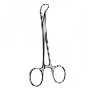 Pinces chirurgicales manuelles avec conception droite et incurvée, acier inoxydable de haute qualité, pince à serviette Backhaus - Product Image 3