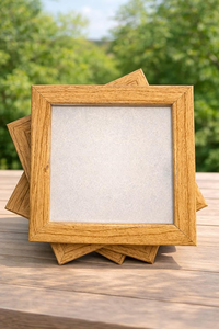 Natural Wood <b>Photo</b> <b>Frame</b> Set of <b>4</b> Wooden Picture <b>Frames</b> for Home Decor Handmade for Family <b>Photos</b> Wall Mount Decoration - Product Image 4