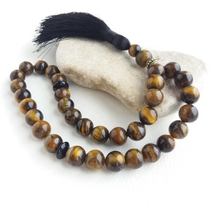 Tasbeeh de Ojo de Tigre de Alta Calidad con 33 Cuentas de Cristal, Pulido a Mano, Tema de Amor, para Decoración del Hogar, Venta al Por Mayor - Product Image 2