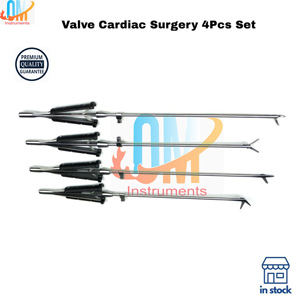 Juego de Instrumentos Quirúrgicos para Válvulas Cardíacas de 4 Piezas de Primera Calidad para Entrenamiento en Cirugía Cardiovascular Mínimamente Invasiva y Uso Profesional - Product Image 6
