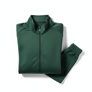 Survêtement de football unisexe deux pièces 100 % polyester, décontracté, uni, sportif, mi-lourd, imprimé par transfert thermique, respirant, longueur intégrale - Product Image 1