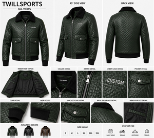 Top Sales Affordable Price Comfortable To Wear <b>Men</b> <b>Leather</b> <b>Jacket</b> New Arrival High Quality Fashion <b>Leather</b> <b>Jacket</b> For <b>Men</b> - Product Image 5
