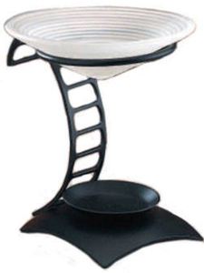 Portavelas de Cerámica con Base de Metal Negro para Decoración del Hogar - Diseño Duradero - Product Image 3