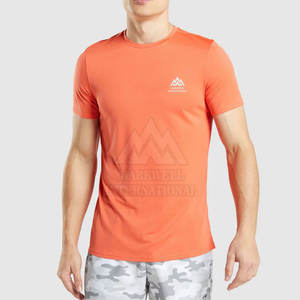 Camiseta al por Mayor para Hombre, 100% Algodón, Cuello Redondo, Diseño Personalizado, Logotipo OEM, Color Personalizado, Camiseta de Gimnasio - Product Image 1