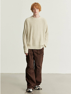 Pull en coton et viscose flexible pour homme, modèle pêcheur, personnalisé, collection Hiver 2026 - Product Image 4