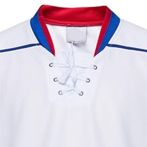 Maillot de hockey sur glace personnalisé par sublimation, nom et numéro brodés, manches longues, respirant, 100% polyester, tenue d'entraînement de hockey - Product Image 4