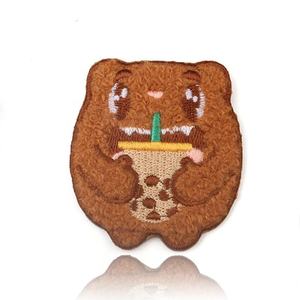 Patch brodé en tissu thermocollant motif noix de coco fraîche pour casquette de baseball, chapeau, sac à dos, veste, vêtements tropicaux DIY, vente en gros - Product Image 1