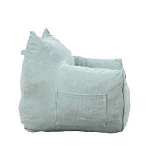 Fauteuil pouf inclinable moderne avec mousse compressée douce, housse amovible, canapé de sol une place pour adultes - Product Image 5