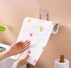 Biodegradable Eco-Friendly Recyclable Wood Pulp Absorbent 3 Ply Kitchen <b>Paper</b> Towel <b>Roll</b> High Quality - Product Image 1