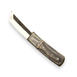 Couteau de chasse LEGACY BLADES en acier à haute teneur en carbone de qualité supérieure, manche en cuir fait main, lame fixe à pointe tombante, OEM ODM - Product Image 2