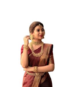 Top Selling Most Fashionable Maharashtra Cultural Style Soft Lichi <b>Faux</b> <b>Fur</b> Fabric Beautiful Art Jacquard Border Party Winter - Product Image 1