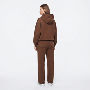Conjunto de Sudadera Holgada y Pantalones de Maternidad para Mujer, Traje Deportivo de Lactancia, 100% Algodón Felpa - Product Image 2