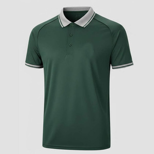 เสื้อโปโลลำลองขายส่ง OEM สำหรับผู้ชาย พิมพ์ลายดิจิทัล โลโก้ ชุดทำงานพนักงาน ชุดยูนิฟอร์มสำนักงาน ระบายอากาศได้ดี ลายต้นมะพร้าว สำหรับฤดูร้อน - Product Image 4