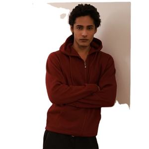 เสื้อฮู้ดผู้ชายผ้าฟลีซปักลายทรงเข้ารูป ระบายอากาศได้ดี สไตล์ฮิปฮอป แขนยาว สำหรับฤดูใบไม้ผลิ - Product Image 6