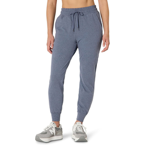 Pantalones Deportivos de Felpa para Mujer, Cintura Alta, Cordón Ajustable, Puños Elásticos, Gruesos, Cómodos, Transpirables, de Algodón y Felpa, para Invierno - Product Image 1