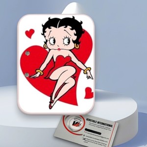 Extensiones de Pestañas Magnéticas Acrílicas Reutilizables y Ecológicas de Alta Calidad con Diseño de Flores, Mariposas, Corazones y Betty Boop, Marca Privada - Product Image 1