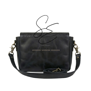 NEW Jackpot Design Tooled Leather Crossbody Sling <b>Bag</b> Women <b>Black</b> Hair-on Cowhide Western Purse Vintage Fashion <b>Mini</b> Handbag - Product Image 4