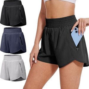 กางเกงออกกำลังกายประสิทธิภาพสูงสำหรับผู้หญิงพร้อมกระเป๋าซิปที่ปลอดภัย กางเกงวิ่งเอวยางยืดสำหรับยิมโยคะ - Product Image 2