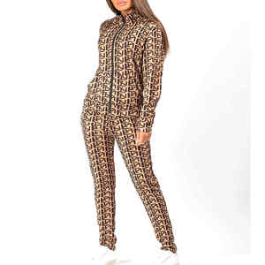 Ensemble de survêtement vintage personnalisé pour femmes, ensemble décontracté pour boutiques de mode, logo personnalisé, prix de gros - Product Image 4