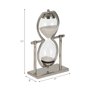 Sablier en acier inoxydable au design minimaliste, fait main, pour un chronométrage précis - Product Image 3
