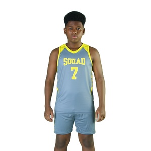 Conjunto de Uniforme de Baloncesto Personalizado con Sublimación Digital en Malla 100% Poliéster, Tallas Grandes, Transpirable, de Secado Rápido y Antibacteriano - Product Image 4