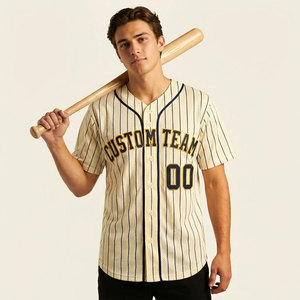 Fabricant de maillots de baseball personnalisés en twill, uniformes d'équipe brodés avec lettres et numéros cousus pour les lycées - Product Image 5