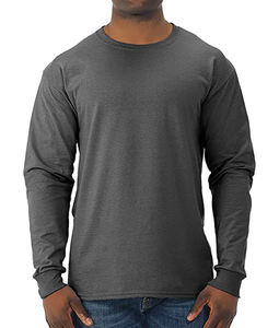 T-shirt en coton à manches longues surdimensionné style urbain avec imprimé graphique Président - Product Image 3