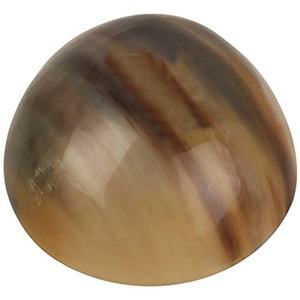 Bol en corne de buffle naturelle de haute qualité avec bordure en laiton, technique de polissage écologique, exportateur d'Inde - Product Image 2