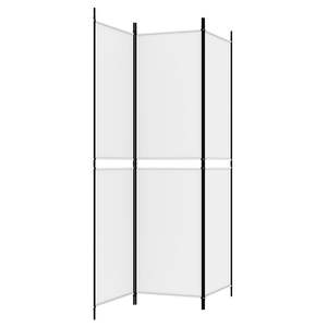 ฉากกั้นห้องผ้าสีขาว 3 แผง ขนาด 59.1"x78.7" ฉากกั้นและพาร์ติชั่นดีไซน์หรูหรา - Product Image 5