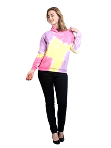 Sudadera con Capucha Tie Dye para Mujer, Estilo Chic, Estampado Pastel, Premium, Ligera, Transpirable, para Uso Diario - Product Image 2