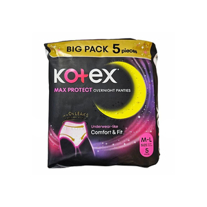 Braguitas Kotex Overnight Talla M-L 5S+1 para Mujer - Product Image 1