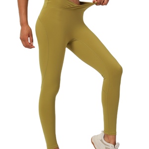 Leggings de sport tricotés taille haute respirants et à séchage rapide pour femmes, 300g, pour fitness et course à pied – Meilleures ventes - Product Image 1