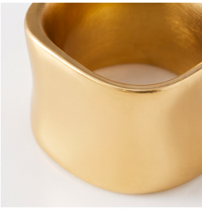 Golden <b>Napkin</b> Rings <b>Silver</b> Glossy Finished Stainless Steel Metal <b>Napkin</b> Ring Suitable For Table Decoration Kitchen Item - Product Image 2