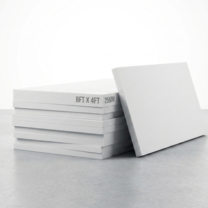 Tablero de Espuma de PVC WPC Blanco PIMA, 25 mm de Espesor, Densidad de 0.6 G/cm3, Resistente al Agua y al Fuego, Paneles para Muebles, Superficies de Gabinetes - Product Image 1
