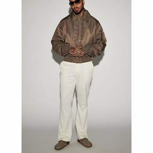 Chaqueta Cortavientos de Nailon para Hombre, Chaqueta Varsity de Béisbol con Cremallera Completa, Chaqueta Bomber de Piloto, Chaqueta Urbana para Hombre - Product Image 2