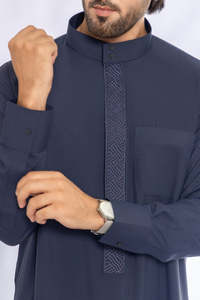 Premium Men's Arabic Thobe Long Sleeve Traditional Islamic Clothing Muslim Prayer <b>Dress</b> For Adults By AA IMPEX Gold Supplier - Product Image 2
