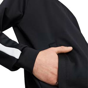 Venta caliente de entrenamiento para todas las estaciones, ropa para correr, conjunto deportivo informal para hombres, cremallera completa, cálido invierno 100%, chándales sólidos de algodón rápido - Product Image 3