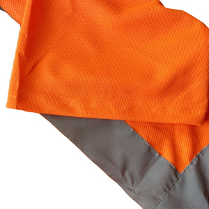 T-shirts de sécurité réfléchissants haute visibilité, vêtements de sécurité, vêtements de travail haute visibilité, manches courtes, effet nid d'abeille - Product Image 2