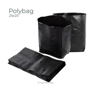 <b>Polybag</b> Grow Bags 25x25cm Black PE Reusable PE Nursery Grow Bag for Seedling Agriculture Plant Cultivation - Product Image 3