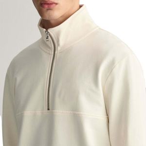 Sweat-shirt d'hiver pour homme, demi-zip, couleur unie, style classique, coutures solides, durable, confortable, pour les voyages et le bureau - Product Image 4