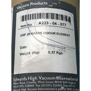 EDWARDS A223-04-077 EMF 20 อะไหล่ชิ้นส่วน ODOUR ELEMENT - อุปกรณ์และอะไหล่เซมิคอนดักเตอร์ระดับโลกที่เชื่อถือได้ - Product Image 3