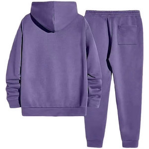 Survêtement streetwear uni personnalisé pour homme, design haut de gamme, léger, confortable, nouvelle arrivée. - Product Image 4
