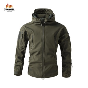 2026 Wholesale Custom Embroidery Logo Waterproof Zipper Softshell <b>Jacket</b> Polyester Coats Windbreaker <b>Jacket</b> for <b>Men</b> - Product Image 2