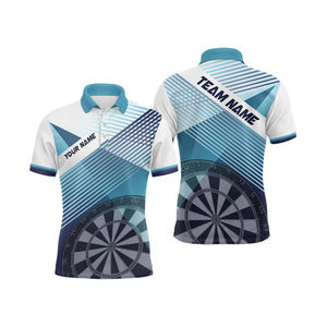 Maillots de fléchettes personnalisés pour équipes, impression par sublimation, motif 3D, respirant, séchage rapide, polyester 220g, maillots pour hommes, impression de logo - Product Image 4