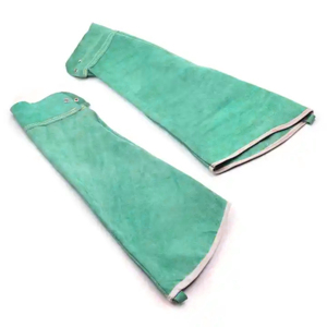 ปลอกแขนป้องกันความร้อนคุณภาพสูง ทนไฟ ทำจากหนังวัวแท้ สำหรับช่างเชื่อม - Product Image 3