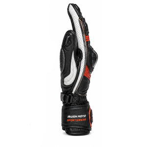Guantes de Carreras Personalizados para Hombre, de Cuero Genuino, Resistentes al Agua y Transpirables, con Logotipo Personalizado en la Parte Delantera, Servicio OEM, 240g - Product Image 3
