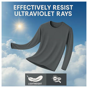 Camiseta Deportiva de Manga Larga para Hombre, Secado Rápido, Protección UV, para Fitness, Running, Senderismo, Entrenamiento, Actividades al Aire Libre - Product Image 3