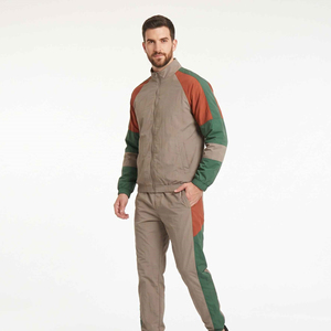 Conjunto Deportivo de Nylon para Hombre, Chaqueta Ligera con Cierre y Pantalones a Juego para Entrenamiento Deportivo, Gimnasio, Calentamiento, Ropa Casual de Calle, Venta al Por Mayor - Product Image 6