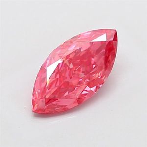 Marquise 1.74ct Fancy Vivid <b>Pink</b> VVS2 Lab Grown Diamond - Product Image 2